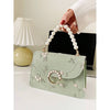 Simple & Fashionable Pearl Hand-Held Small Square Bag