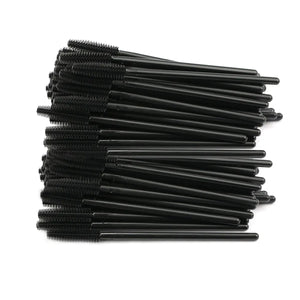 50 Pcs Disposable Eyelash Brushes – Eyelash & Eyebrow Extension Tools